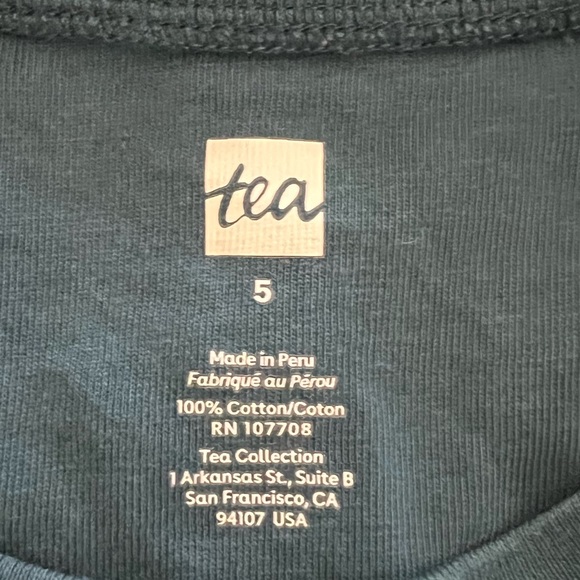 Boys Size 5 Tea Collection Long Sleeve shirt - Picture 3 of 3